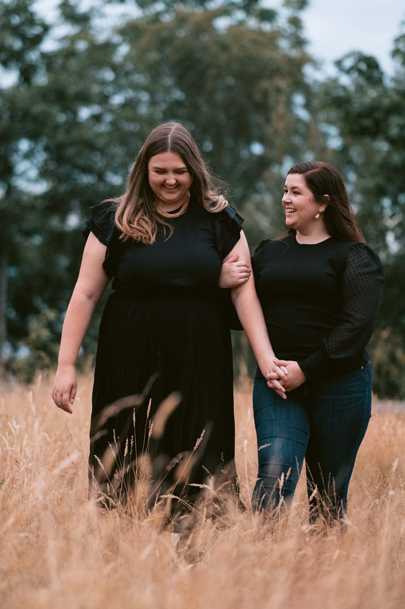 Romantic proposal with wine and nature at Seattle's Discovery Park | Rove Coast Photography | Featured on Equally Wed, the leading LGBTQ+ wedding magazine