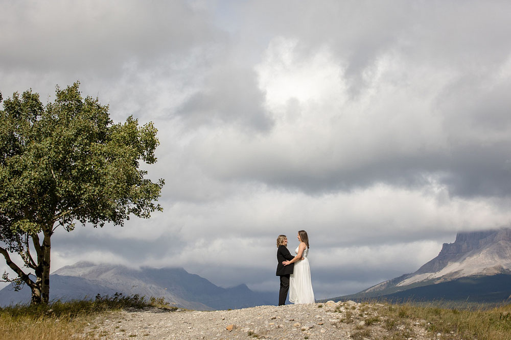 Intimate Mountain Wedding in Crowsnest Pass, Alberta, Canada