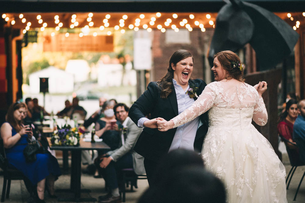 Low-key Louisville, Kentucky, wedding celebrates chosen family, queer joy and spirituality
