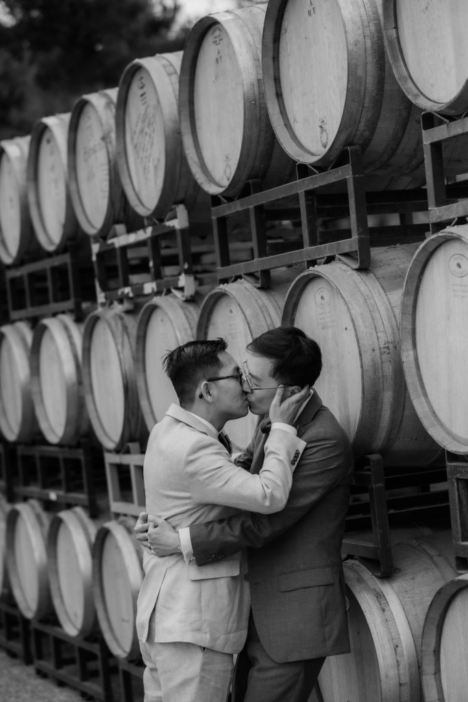 Tam and Yiyun's intimate summer wedding at Folktale Winery and ...