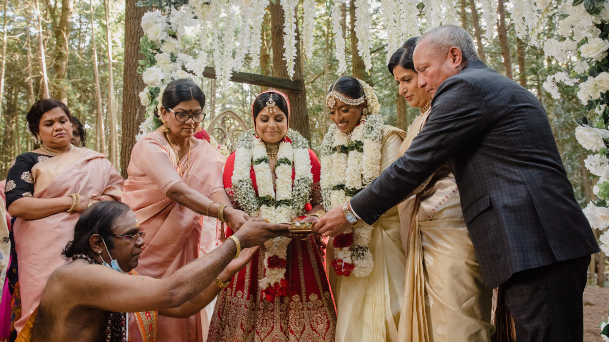 Intimate forest wedding brings South Asian interfaith traditions to Ontario