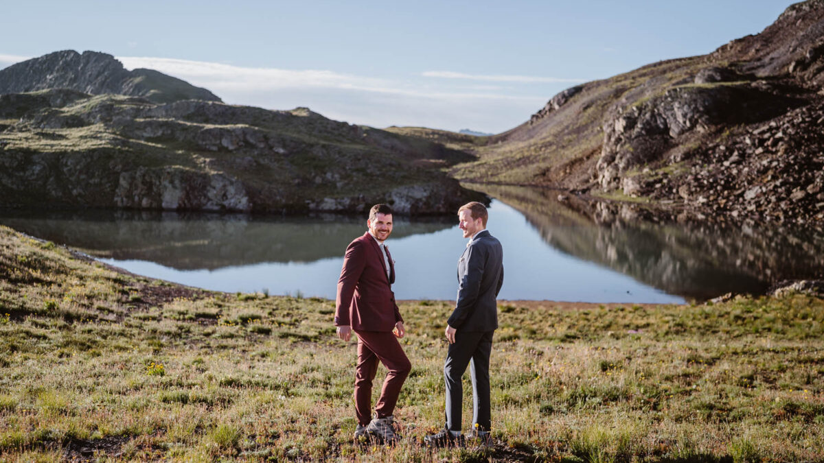 After 13 years together, this gay couple had an off-roading mountain elopement and honeymoon trip in Colorado