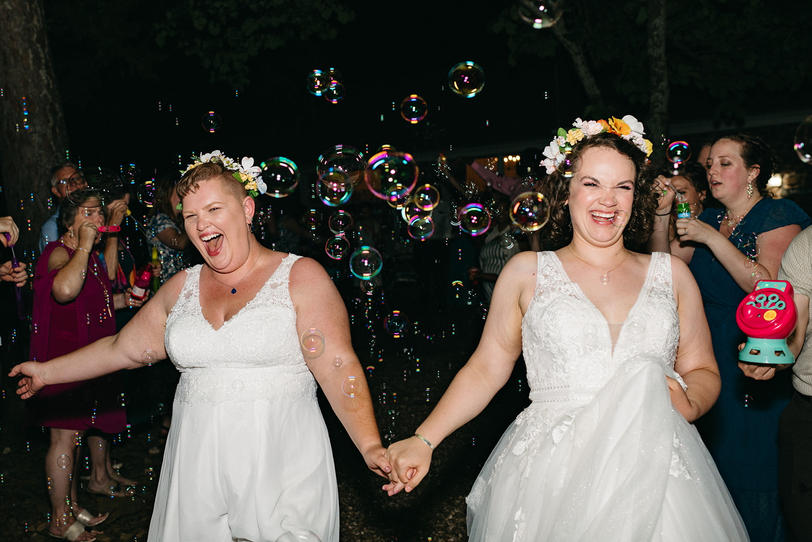 Colorful Episcopal and Presbyterian queer wedding at Mount Sequoyah in Fayetteville, Arkansas | Freckled Fox Photography | Published on Equally Wed, the world’s best website for planning your LGBTQ+ wedding