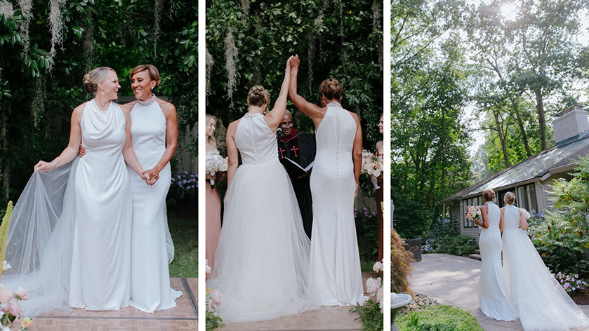 Robin Roberts and Amber Laign’s ethereal, eco-conscious celebrity wedding