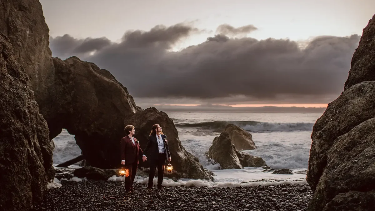 Adventurous Love: Laura and Jill’s Stunning Elopement in Olympic National Park