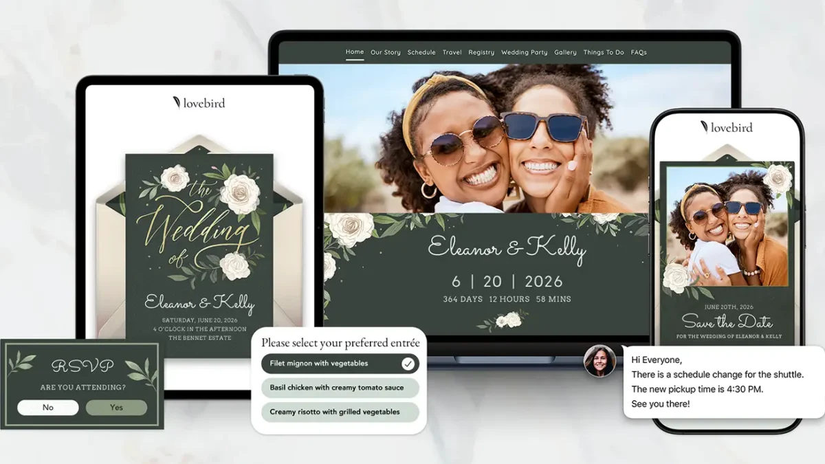 Lovebird Redefines Elegant Wedding Communication