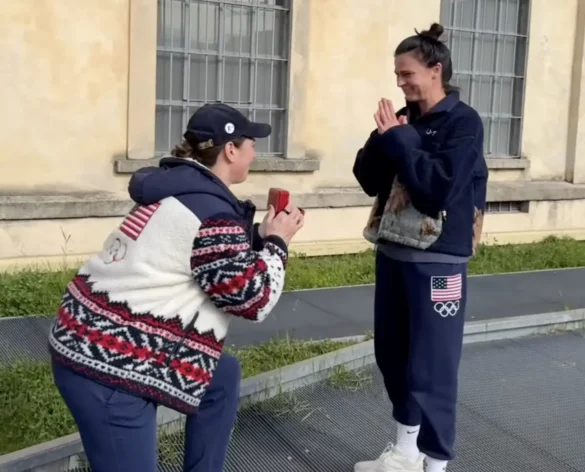 Hilary Knight and Brittany Bowe Proposal