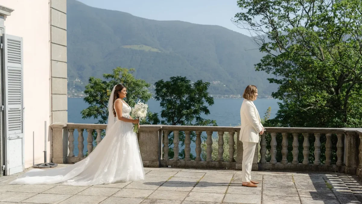 Ashley and Dionne’s Destination Wedding on Brissago Island in Switzerland