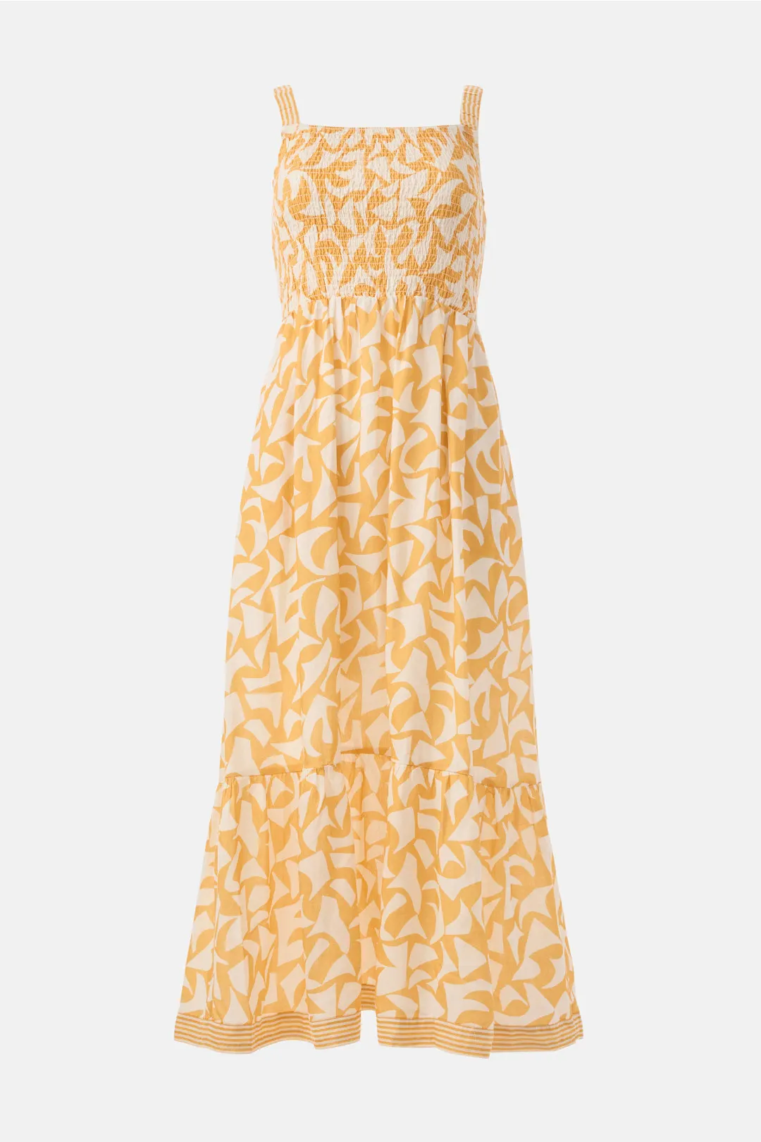 Marine Layer yellow and white sundress maxi dress