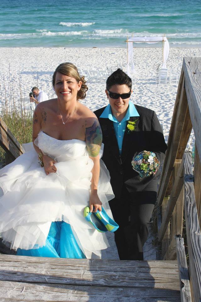 brooke-joana-real-lesbian-beach-wedding-florida-recessional