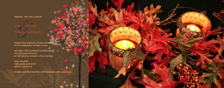 fall-leaves-red-wedding-inspiration-stationery-centerpieces