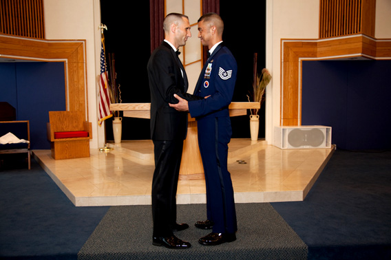First Gay Wedding Held on Military Base