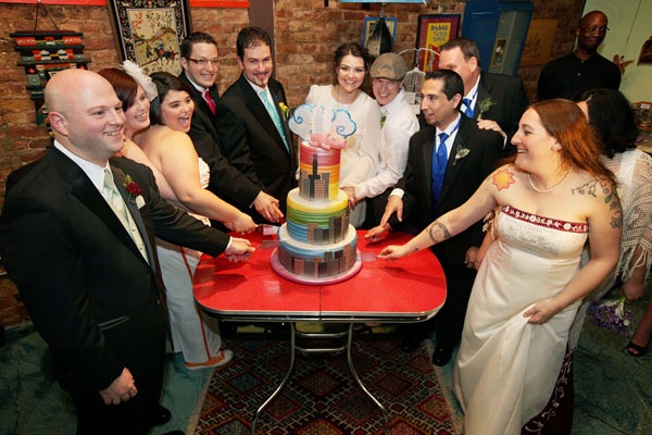 Six Illinois Gay and Lesbian Couples Win Civil Union Wedding Contest