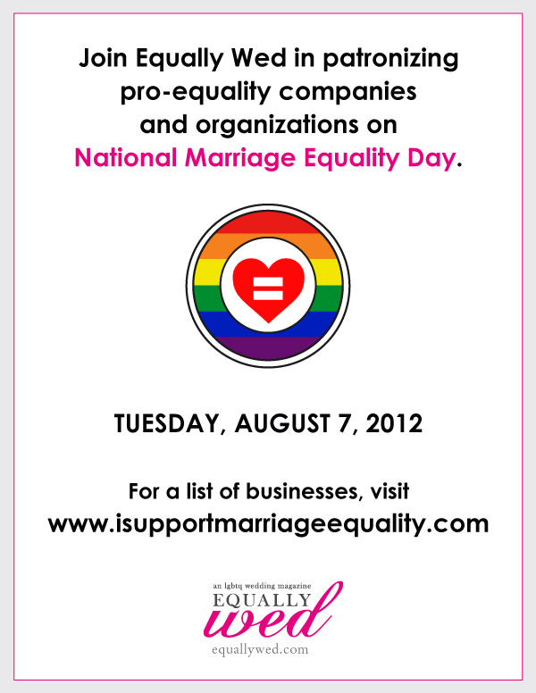 National Marriage Equality Day | August 7