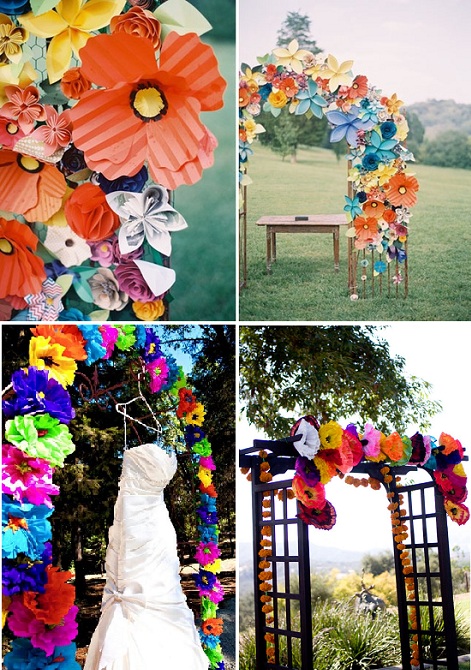 paper-flower-wedding-decor-arches