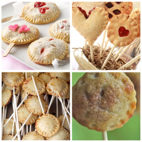 Pie Pops for Fall and Winter Wedding Receptions