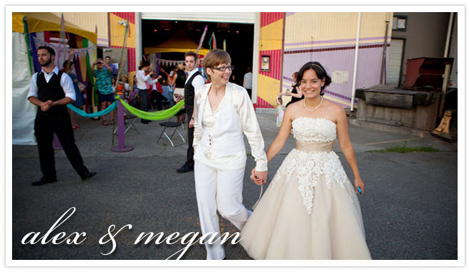 Real Weddings: Alex and Megan