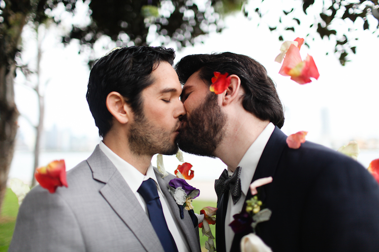 star-trek-gay-wedding-kiss-flowers