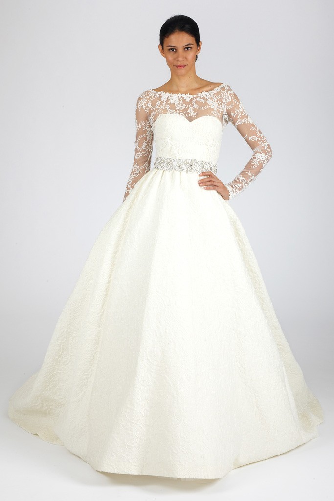 wedding-gown-trends-2013-sleeves-oscar-de-la-renta